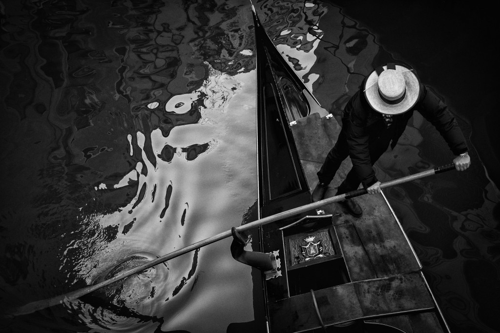 Gondolier Venise