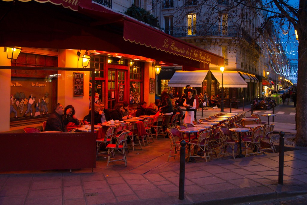 Sortie photo Paris Quais de Seine - Café