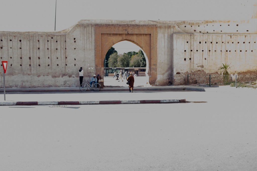 Marrakech - Sortie de la medina