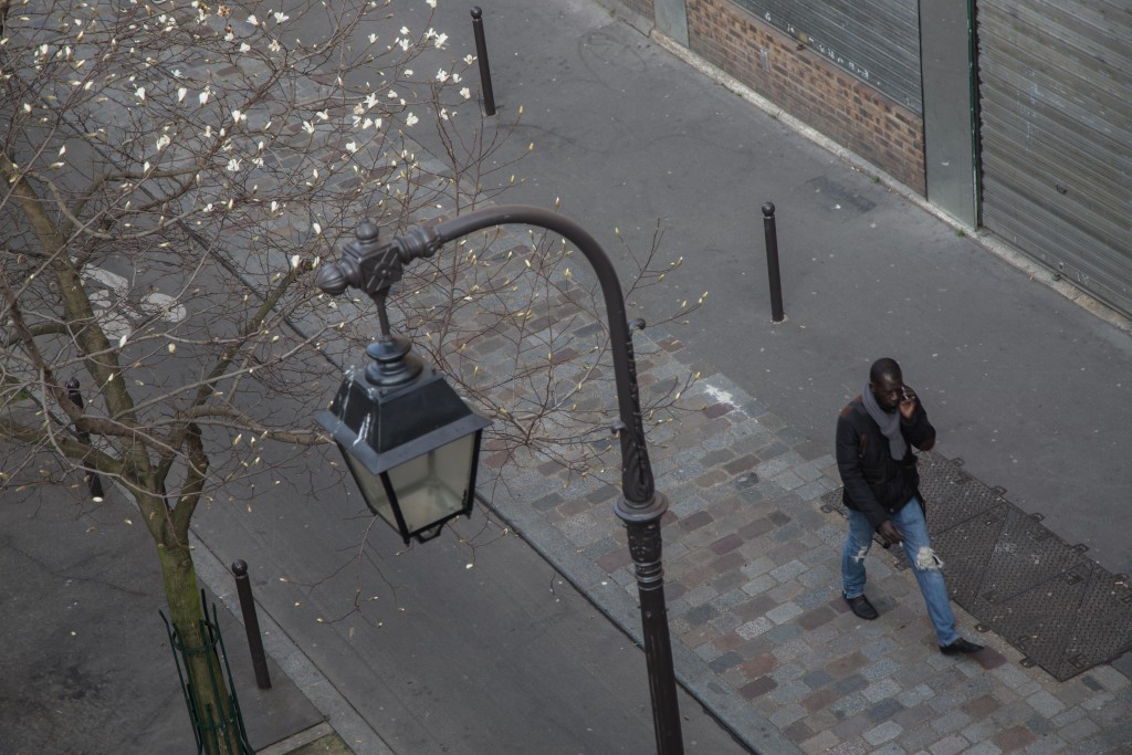 L'homme au portable