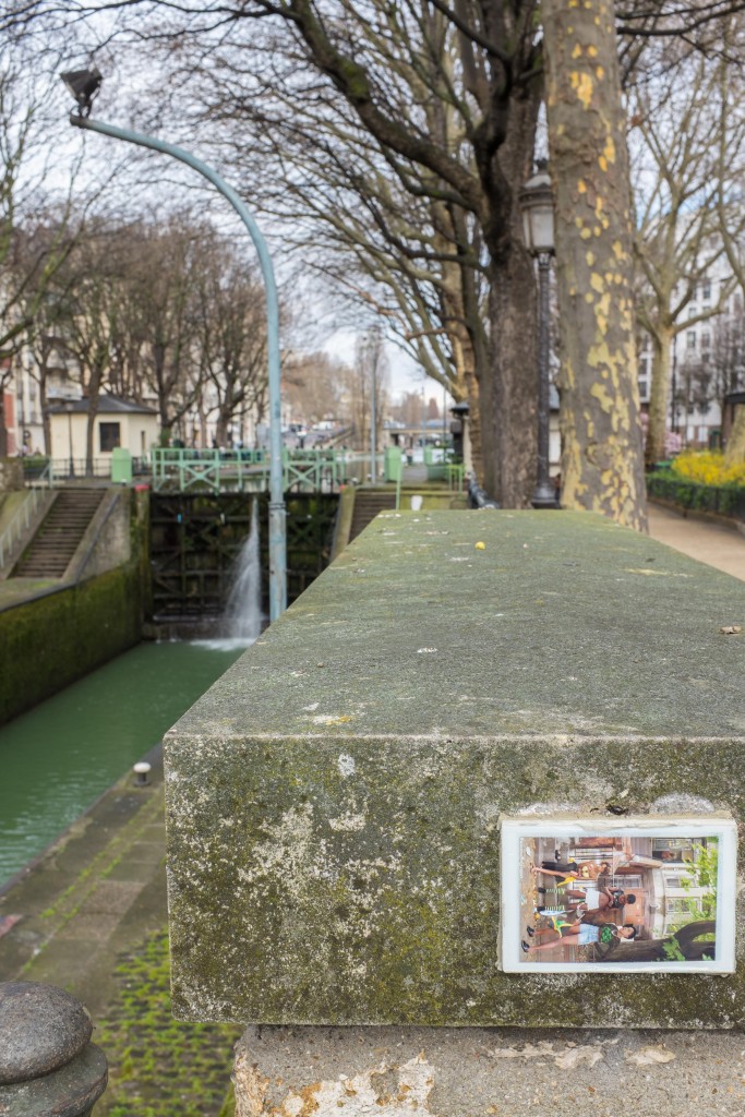 Street Art Canal Saint Martin