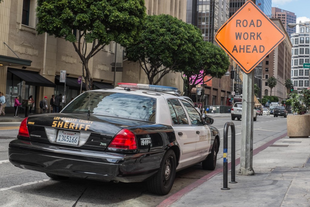 LA Cops car