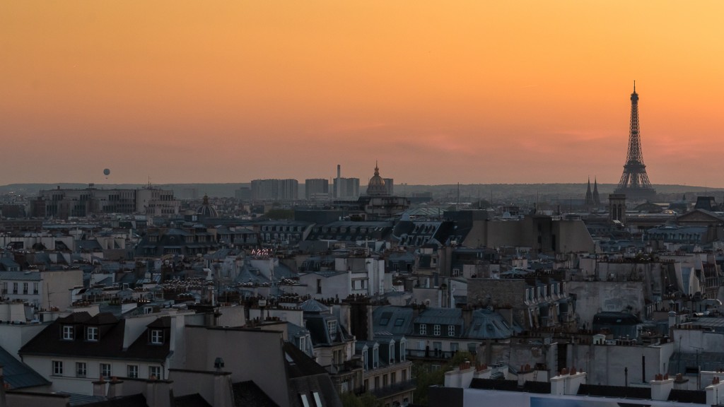 paris sunset