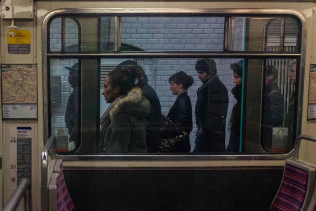 A l'interieur du métro