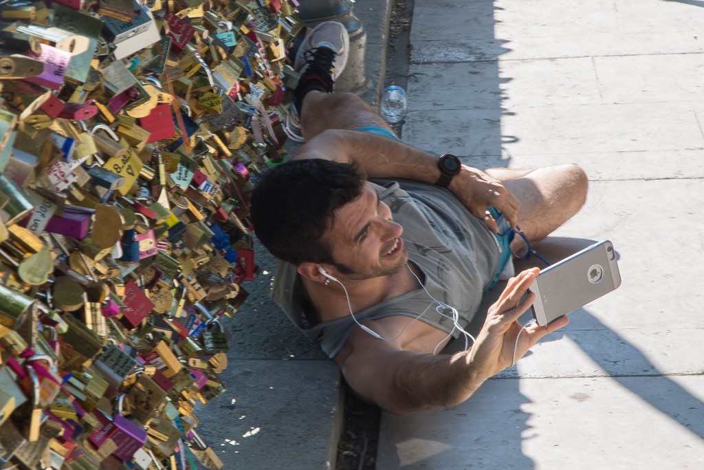 Selfie pont des arts