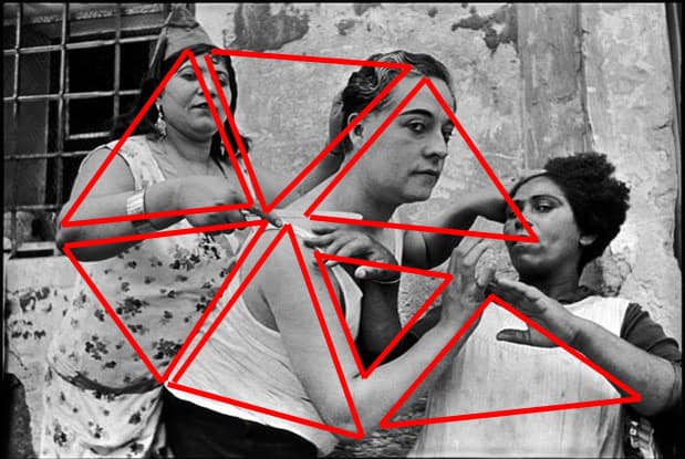 Henri Cartier-Bresson espagne triangle