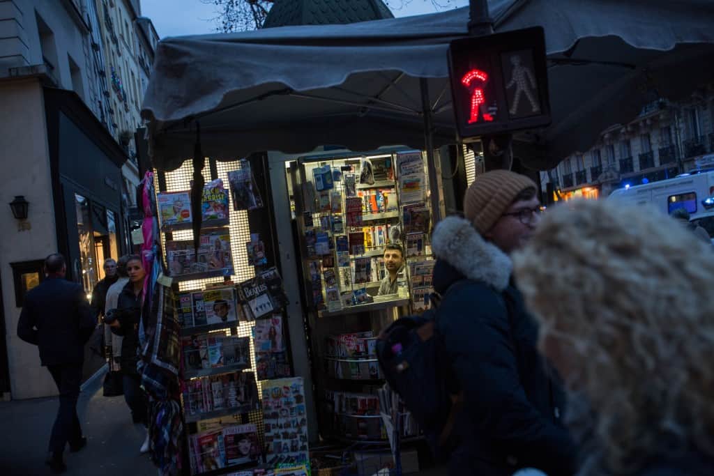 kiosque à journeaux