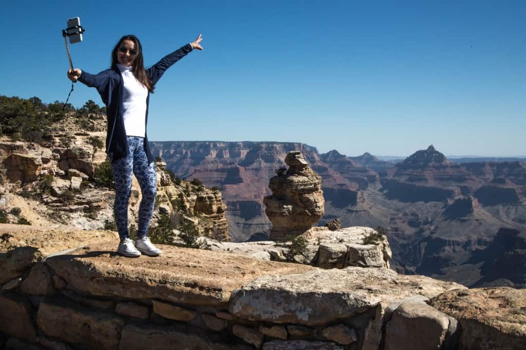 Selfie with the grand canyon